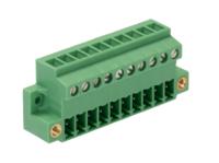 1833108 Phoenix Contact, 3.81mm Pitch, MCVU 1.5/10-GFD-3.81, 10 Way, , Pluggable Terminal Block, Plug, Direct Mounting, Screw