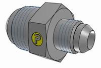10-6hmtxs Parker Hydraulic Union Straight Threaded Adaptor UNF 7/8-14 Male to UNF 9/16-18 Male, 10-6HMTXS