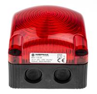 85311055 Werma BWM 853 Series Red Flashing Beacon, 24 V dc, Surface Mount, Wall Mount, LED Bulb, IP66, IP67