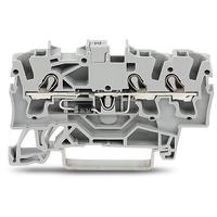 2002-13111000-411 WAGO 2002-1311/1000-411 TOPJOB S Series Grey, 2.5mm², 1-Level, Push In Termination