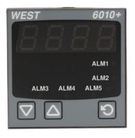 p6010-2110-000 West Instruments 6010 LED Digital Panel Multi-Function Meter for RTD, Thermocouples, 45mm x 45mm