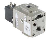eav2000-f02-5yo-q SMC Pneumatic Solenoid Valve - Solenoid/Pilot/Spring G 1/4 EAV2000 Series 24V dc
