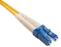 135-654 RS PRO LC to LC Simplex Single Mode OS1 Fibre Optic Cable, 9/125μm, Yellow, 3m