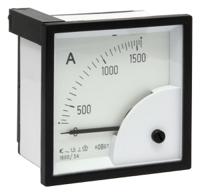 d72sd5a0-1600a HOBUT D72SD Analogue Panel Ammeter 0/1600A For 1600/5A CT AC, 72mm x 72mm Moving Iron