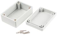 1594bgy Hammond 1594 Series Grey Flame Retardant ABS Enclosure, IP54, Grey Lid, 81 x 56 x 40.1mm