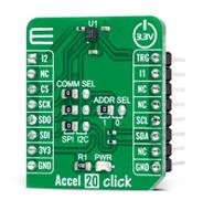 mikroe-4888 MikroElektronika Accel 20 Click Accelerometer Sensor Add On Board for KX134-1211 MikroBus