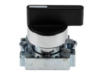 205-2370 RS PRO 2 Position Selector Switch Head, 22mm Cutout, Black Handle