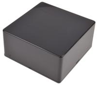 1591ubk Hammond 1591 Series Black Flame Retardant ABS Enclosure, IP54, Black Lid, 120 x 120 x 59mm