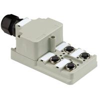 1806010000 Weidmüller SAI Series Actuator Hub, M12, 4 way, 5 port