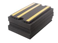 40735 Zarges K470 Medium Density Rectangular Foam Insert, For Use With Eurobox Case Model 40701, K470 Case Model 40568