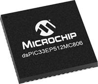 dspic33ep512mc806-imr DSPIC33EP512MC806-I/MR Microchip DSPIC, 16bit Digital Signal Processor 60MHz 536 kB Flash 64-Pin QFN