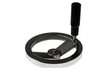 237-558 RS PRO Silver Die Cast Aluminium Hand Wheel, 160mm diameter