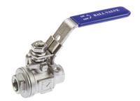 764-4256 RS PRO Stainless Steel Full Bore, 2 Way, Ball Valve, Threaded, BSPP 1/4in