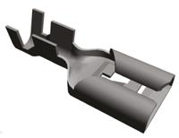 280756-2 TE Connectivity FASTIN-FASTON .375 Uninsulated Female Spade Connector, Receptacle, 9.53 x 1.22mm Tab Size, 3mm² to 6mm²