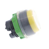 zb5ap5 Schneider Electric Harmony XB5 Series Yellow Spring Return Push Button Head, 22mm Cutout, IP66, IP67
