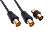 192-4482 RS PRO 2TV Series, 1 m, RF Coaxial, Terminated 75 Ω