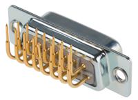 472-691 RS PRO 15 Way Right Angle Through Hole D-sub Connector Plug
