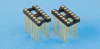 pos-308-s003-55 E-TEC 2.54mm Pitch Vertical 8 Way, Through Hole Turned Pin Open Frame IC Dip Socket
