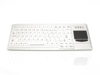 kyb500-k82f-uwh Ceratech KYB500-K82F-UB Wired USB Compact Touchpad Keyboard, QWERTY (UK), White