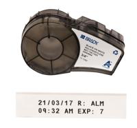 m21-750-7425 Brady B-7425 Black on Black on White Label Printer Tape, 6.4 m Length, 19.05 mm Width