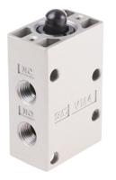 vm430-01-00 SMC Basic 3/2 Pneumatic Manual Control Valve VM400 Series, Rc 1/8, 1/8in, III B