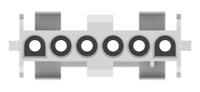 926307-3 TE Connectivity, Universal MATE-N-LOK Female Connector Housing, 6.35mm Pitch, 6 Way, 1 Row