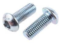 822-9246 RS PRO Bright Zinc Plated Steel Hex Socket Button Screw, ISO 7380, M12 x 30mm