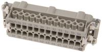 09330242611 HARTING Heavy Duty Power Connector Insert, 16A, Male, Han E Series, 48 Contacts