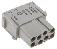 09140083101 Han-Modular Series Female Module, 8 Way, 2 Row, Rated At 16A, 40 V, Han EE