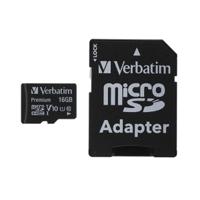 44082 Verbatim 16 GB MicroSDHC Micro SD Card, Class 10, UHS-1 U1