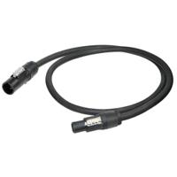 nkph1-a1a1-m015 Neutrik Power 1.5 mm² 3 Core Power Cable, Black, 15m