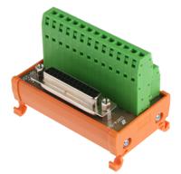 665-9692 RS PRO 25-Contact Female Interface Module, D-sub Connector, DIN Rail Mount, 1.5A