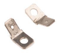 181949-2 TE Connectivity FASTON .250 Uninsulated Male Spade Connector, PCB Tab, 6.35 x 0.81mm Tab Size