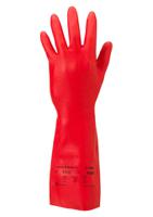37900100bp Ansell AlphaTec Red Nitrile Work Gloves, Size 10, Nitrile Coating