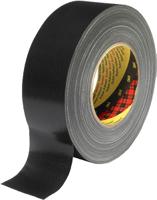 389-50mx100mm 3M Scotch 389 Duct Tape, 50m x 100mm, Black, Acrylic Coated Finish