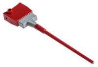 973053101 Hirschmann Test & Measurement Red Grabber Clip with Pincers, 4A, 60V dc, 4mm Socket