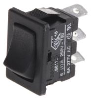 h8611vbaab Arcolectric (Bulgin) Ltd SPST, (On)-On Rocker Switch Panel Mount