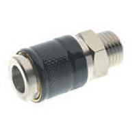 187-8794 RS PRO Brass Female Quick Air Coupling, G 1/4 Male Threaded