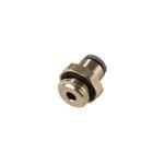 6901-08-10 Legris LF6900 LIQUIfit Series Straight Threaded Adaptor, G 1/8 Male to Push In 6 mm, Threaded-to-Tube Connection Style