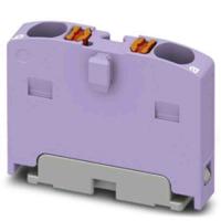 1045940 Phoenix Contact Distribution Block, 2 Way, 2.5mm², 17.5A, 450 V, Violet