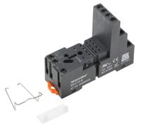 121-7803 RS PRO 14 Pin 300V DIN Rail Relay Socket, for use with RS PRO RKE & RKF 14 Pin Relays