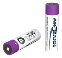 1307-0001-520 Ansmann Ansmann Li-Ion, , 3.6V, 18650, Lithium-Ion Lithium Rechargeable Battery, 3.4Ah