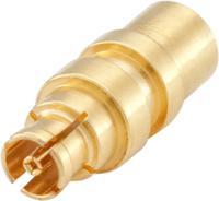 18k102-271l5 Rosenberger Mini-SMP Series, Jack Cable Mount SMP Connector, 50Ω, Solder Termination, Straight Body