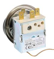 733-4726 RS PRO Capillary Thermostat, +210°C Max, SPDT, Automatic Reset, Panel Mount