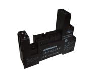 d14f-1z-c3-n Durakool D14F 4 Pin 300V ac DIN Rail Relay Socket, for use with DM41, DM87N, DX87N Relays