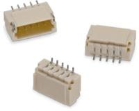 665106131822 Wurth Elektronik WR-WTB Series Straight Surface PCB Header, 6 Contact(s), 1 mm Pitch, 1 Row, Shrouded