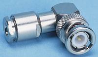 r141154000w Radiall, Plug Cable Mount BNC Connector, 50Ω, Clamp Termination, Right Angle Body