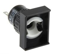 31-040002 EAO, 31, Panel Mount LED Pilot Light, 16mm Cutout, IP40, Rectangular