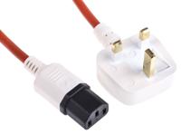 815-846 RS PRO IEC C13 Socket to Type G UK Plug Power Cord, 3m