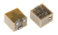 3224w-1-204e 200kΩ, SMD Trimmer Potentiometer 0.25W Top Adjust Bourns, 3224